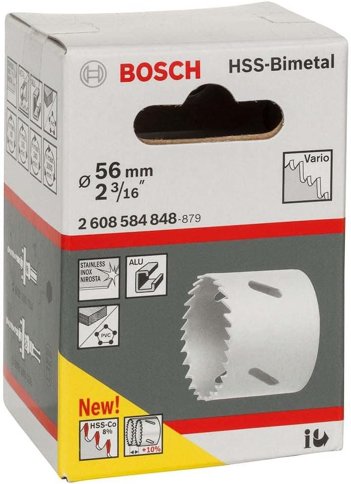 Bosch Accessories Bosch Professional 1x Lochsäge HSS Bimetall für Standardadapter (für Metall, Alumi