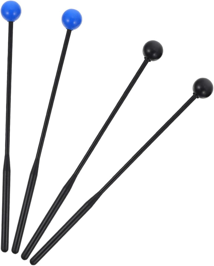 Supvox 6 Paare Trommelstock Zungentrommelschlägel Xylophonschlägel Silikonschale Klangschale Aus Kri