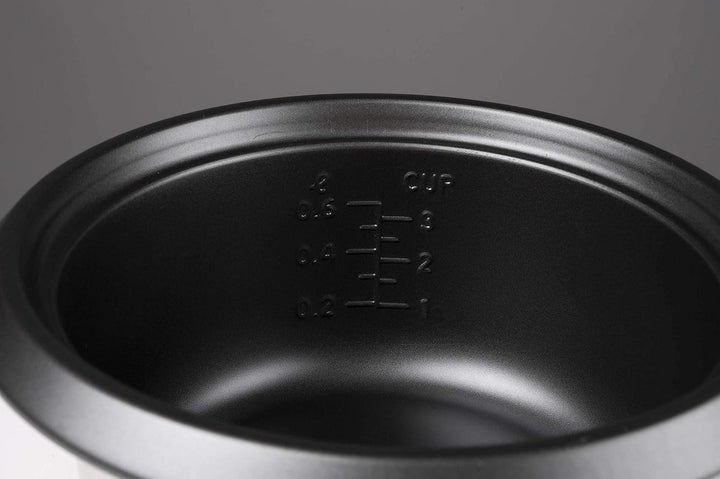 alpina Dampfgarer Reiskocher Warmhaltefunktion 0,6L Dampfgarer Reiskochtopf Aluminiumtopf 300 Watt 0