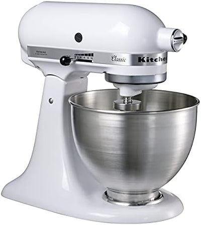 KitchenAid MIXER TILT-HEAD 4.3L - CLASSIC 5K45SS Weiss Single, Weiss Single