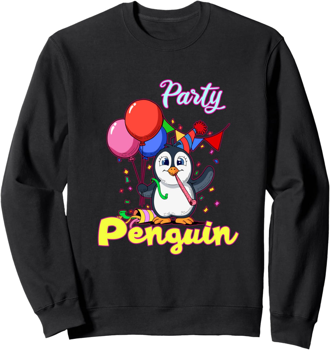 Geburtstag Pinguin Party Pinguine Geschenk Sweatshirt