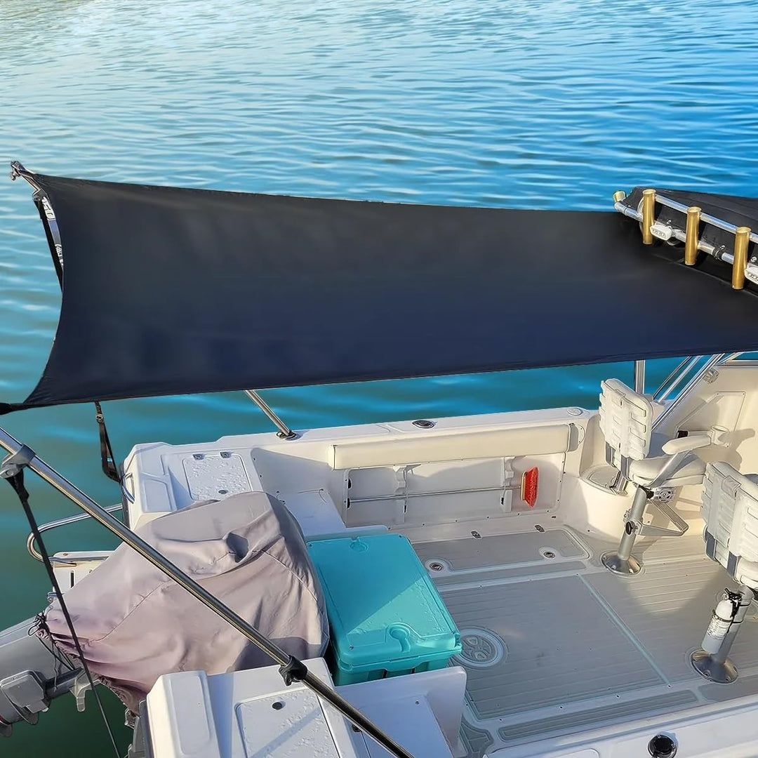 Oceansouth T-Top Erweiterungssatz Sonnenschutz Heck Grau Länge und Breite 1.2m - 1.5m, Grau Länge un