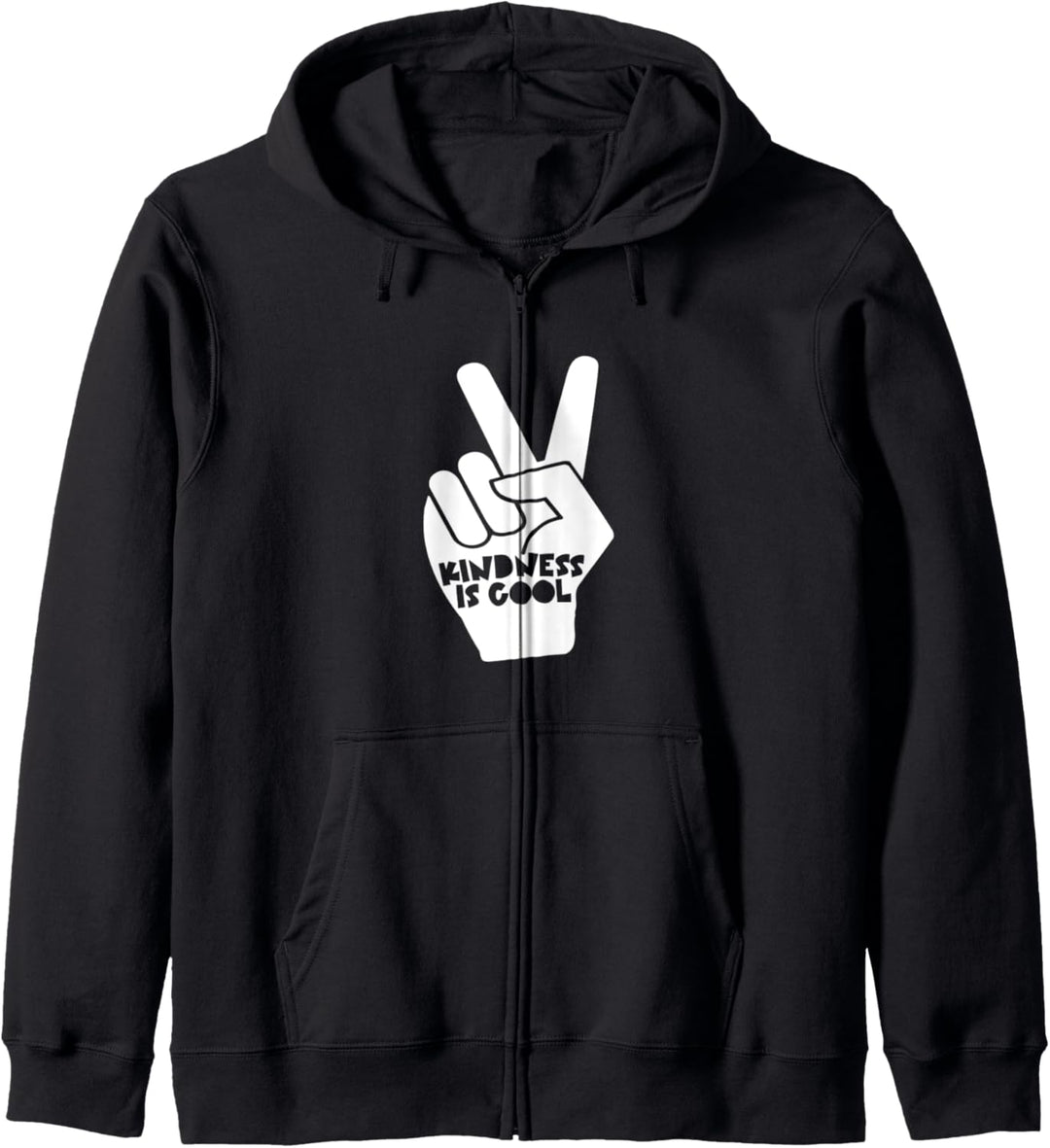 KINDNESS IS COOL | Hand Peace Symbol Kapuzenjacke