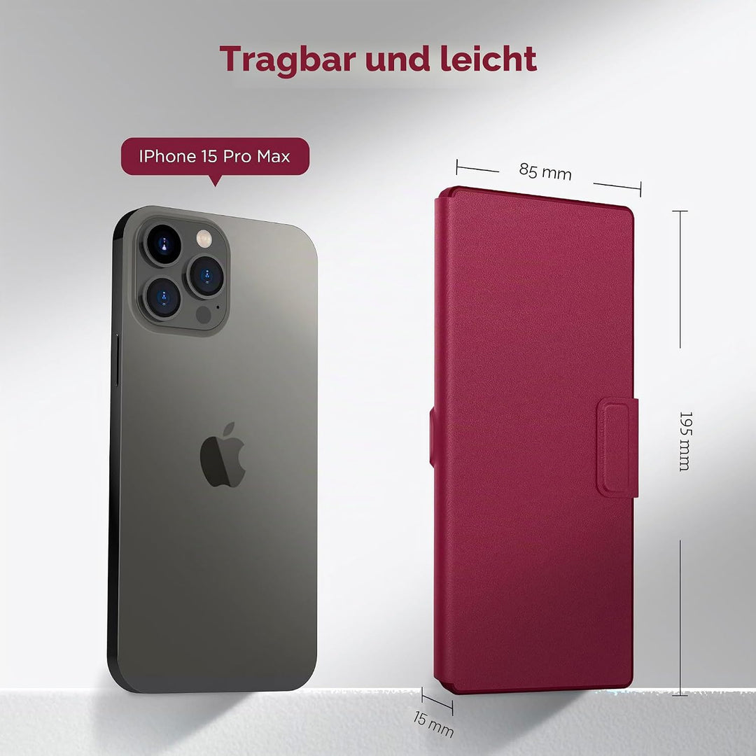 CACOE Mini Bluetooth Tastatur mit Ständer für Handy, Ultraflache Tragbare, Faltbare, Dual-Channel AZ