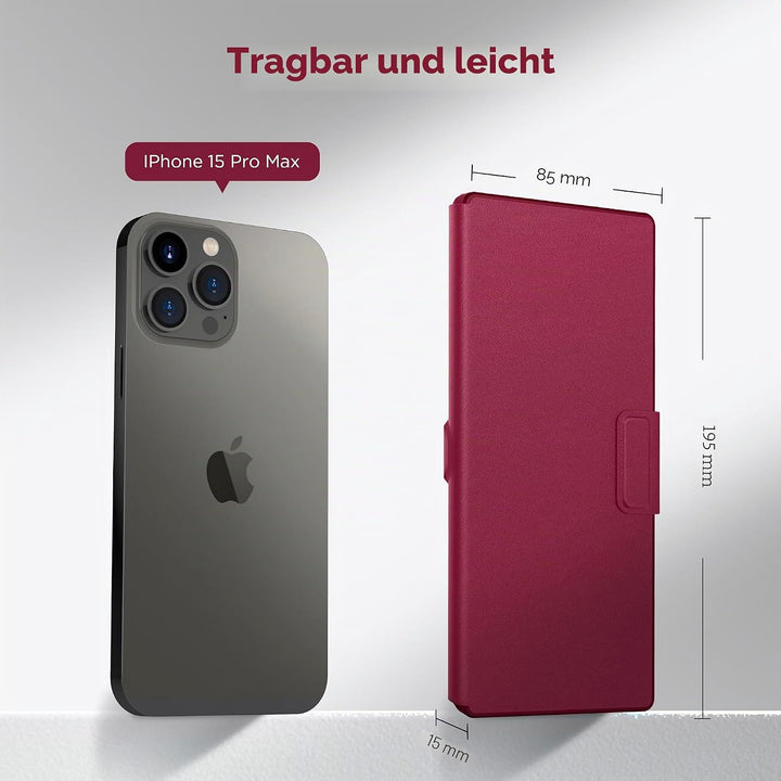 CACOE Mini Bluetooth Tastatur mit Ständer für Handy, Ultraflache Tragbare, Faltbare, Dual-Channel AZ