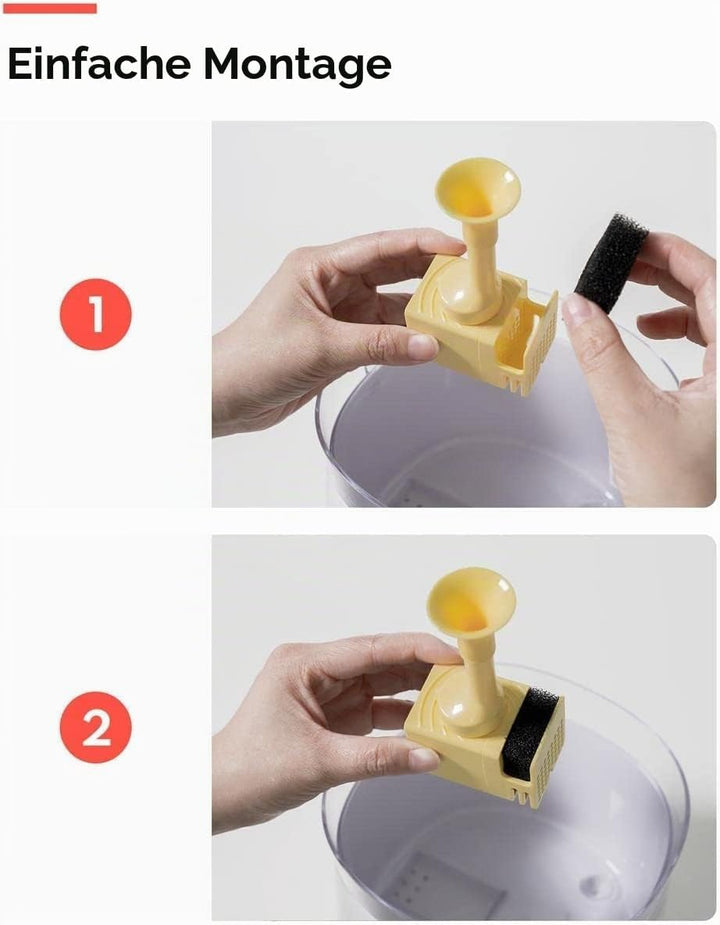 Homerunpet Katzenbrunnen Selbstreinigende Wireless Wasserpumpe Kompatibel mit Modell CF20