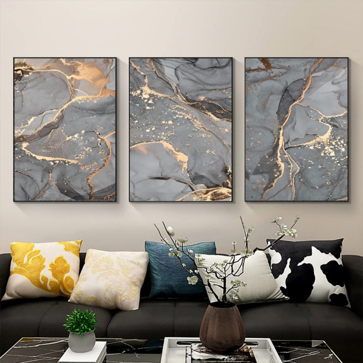 WADBTP Islamische Leinwand Bilder,Islamic Leinwand Malerei,Marble Background Allah Islamic Arabic Ca