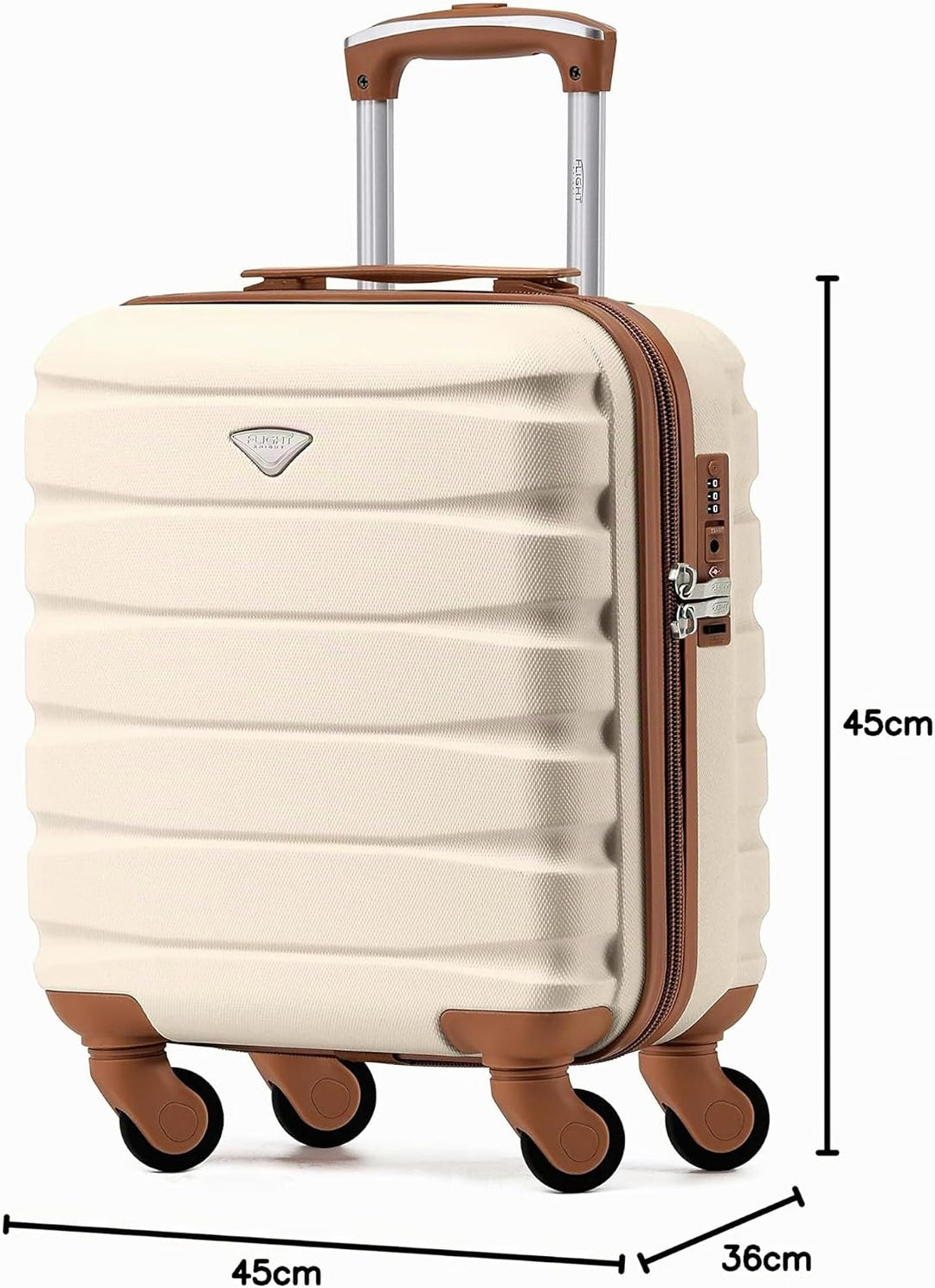 Flight Knight Leichtes, Starres Abs-handgepack Mit 4 Radern, Zugelassen Fur Uber 100 Fluggesellschaf