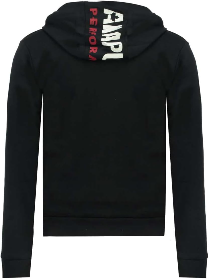 Geographical Norway Herren-Sweatshirt mit durchgehendem Reissverschluss, lange Ärmel, Kapuze FURN WQ