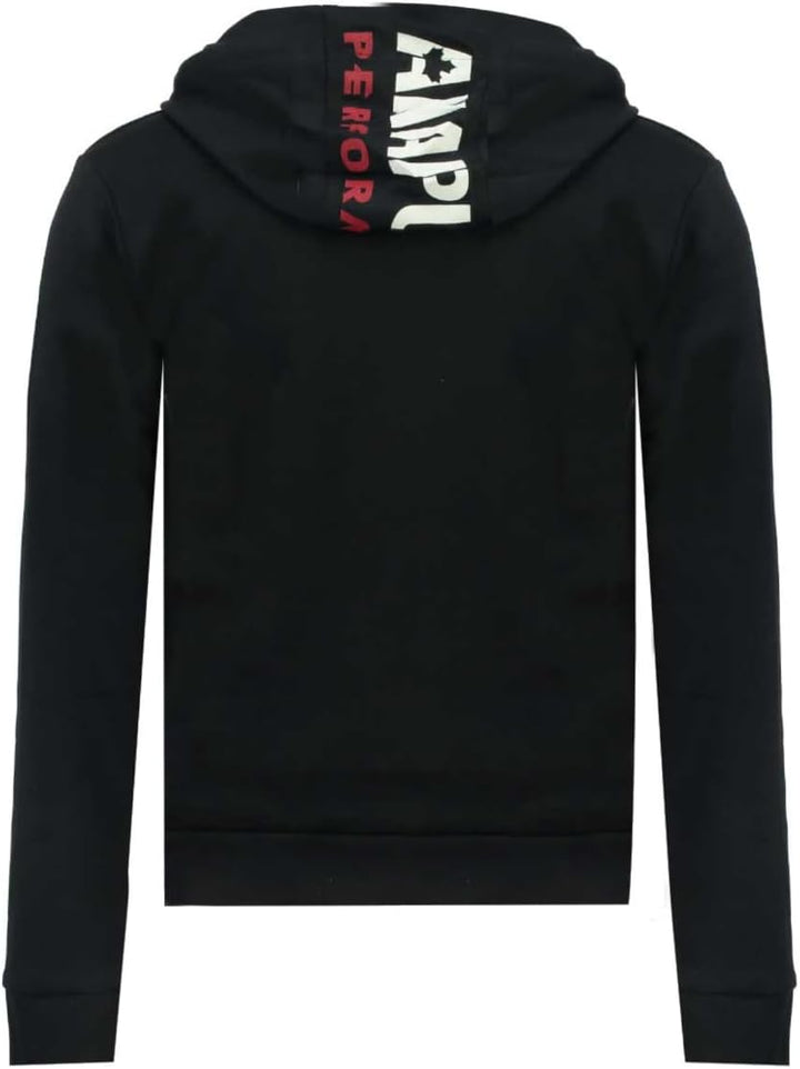 Geographical Norway Herren-Sweatshirt mit durchgehendem Reissverschluss, lange Ärmel, Kapuze FURN WQ