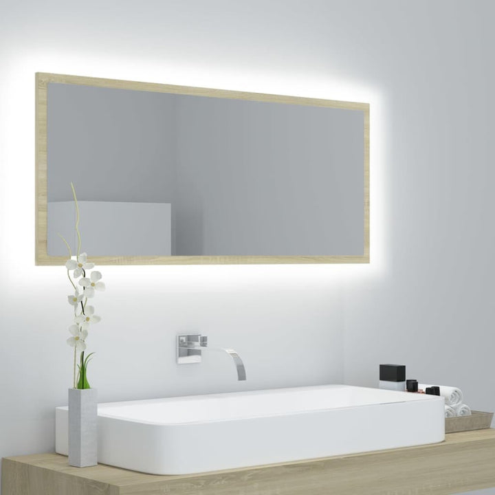 vidaXL LED Badspiegel Wandspiegel Badezimmerspiegel Lichtspiegel Spiegel Hängespiegel Bad Badezimmer