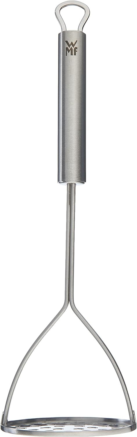 WMF Kräutermesser Wiegemesser zweischneidig 18 cm &amp; Profi Plus Kartoffelstampfer 28,5 cm, Cromargan