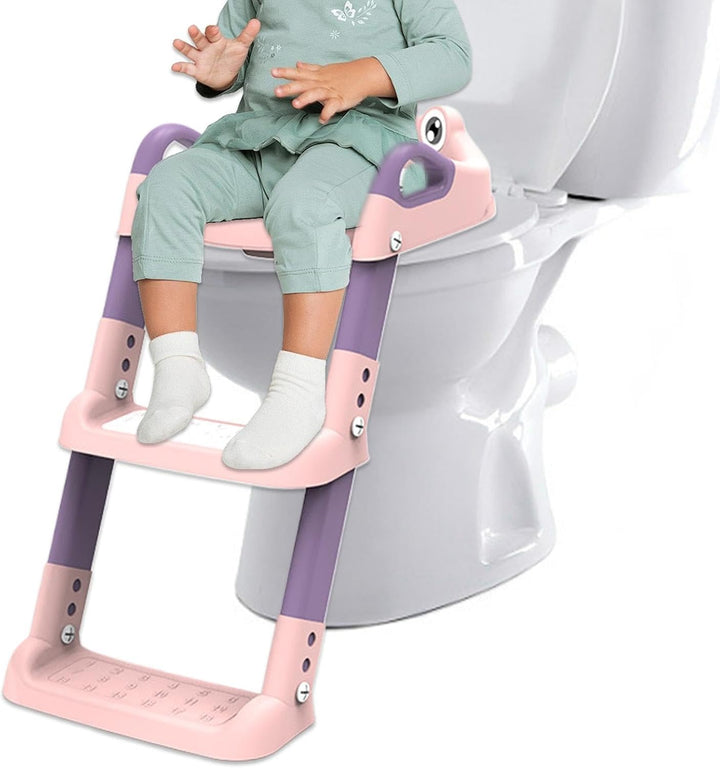 Töpfchen-Trainingstoilette für Kinder, faltbarer Toiletten-Trainingssitz | -Töpfchenstuhl mit Tritth