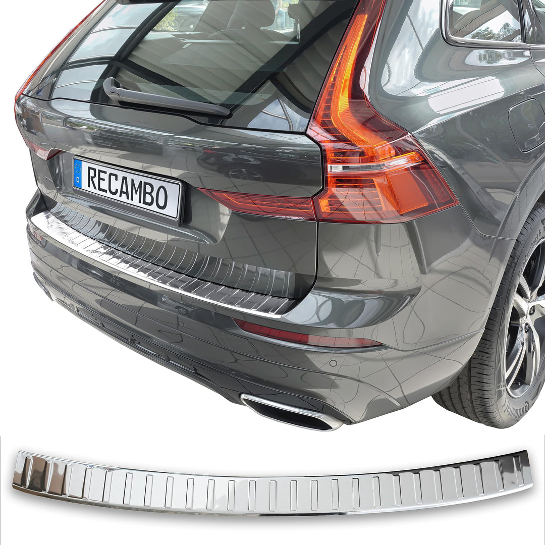 Ladekantenschutz Edelstahl CHROM kompatibel für Volvo XC60 II | BJ ab 2017> | premium Qualität von R