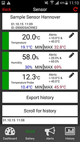 TFA Dostmann Kat.Nr. 30.3301.02 Weather Hub Temperatursender mikt wasserdichtem Kabel Funk-Thermom,