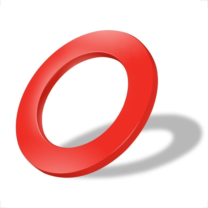 ONE80 Dart Catchring Surround Dartscheibe Schutz Dart Auffangring für 45 cm Dartscheibe Rot, Rot