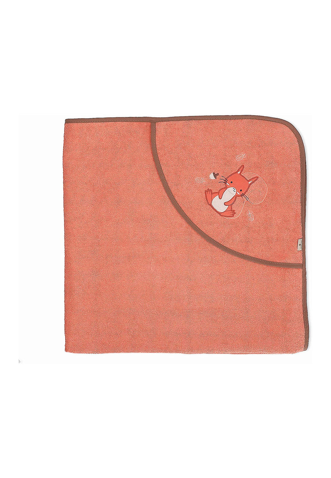 Sterntaler Baby Mädchen Badetuch Baby GOTS Enna - Badeponcho Baby, Kapuzenhandtuch, Badehandtuch Kin