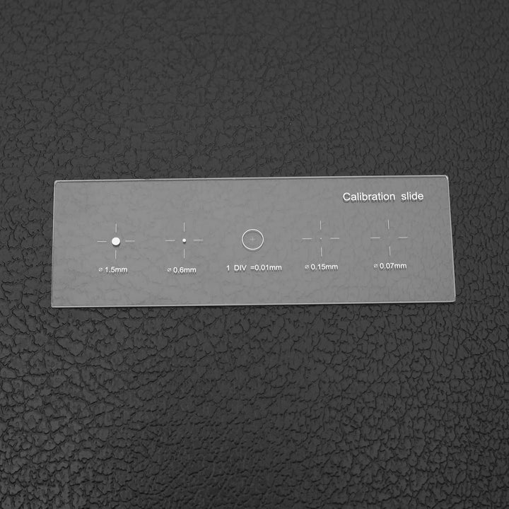 ECSiNG 0.01mm Mikroskop Mikrometer Skala Optische Glas Mikroskop Objektträger Glas Bühne Mikrometer