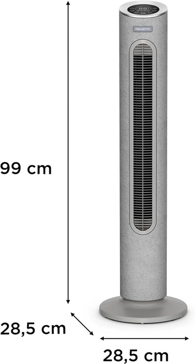 Rowenta Eole Home Turmventilator, nur 40 dB(A) bei niedrigster Geschwindigkeit, energiesparend, 7 Ge