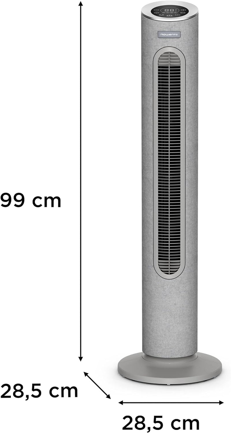 Rowenta Eole Home Turmventilator, nur 40 dB(A) bei niedrigster Geschwindigkeit, energiesparend, 7 Ge