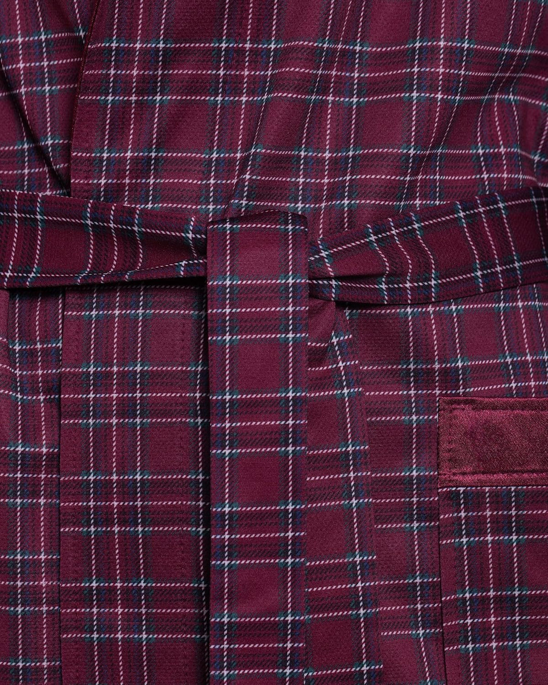 Herren Morgenmantel - Revise Brais RE-503 - Kurz - Dünn und leicht 3XL Bordeaux rot 11, 3XL Bordeaux