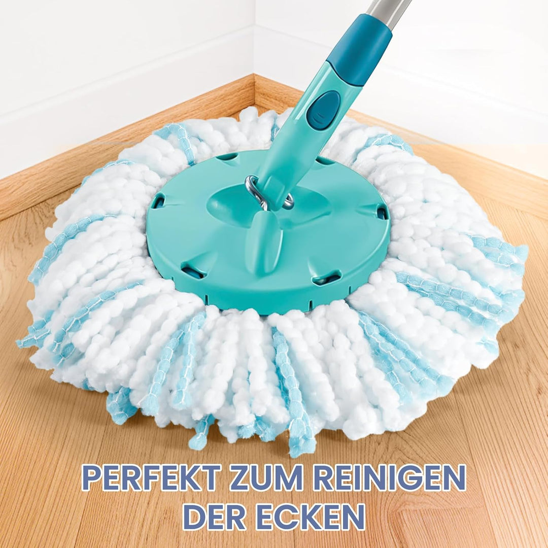 6 Stück Bodenwischer für Leifheit Clean Twist Disc Mop | für Leifheit Clean Twist Disc Mop Ergo, Wis