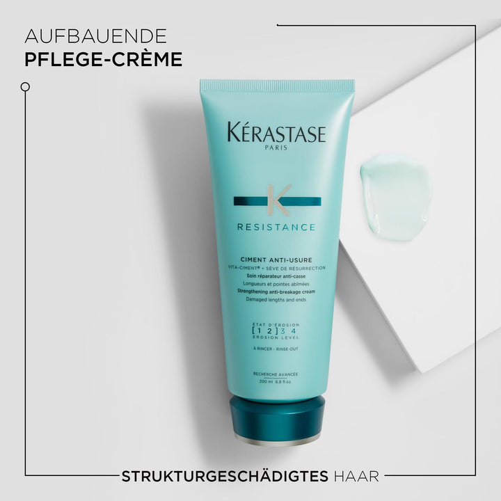 Kérastase, Résistance, Pflegeroutine mit Shampoo und Haarspülung, Für geschädigtes und strapaziertes