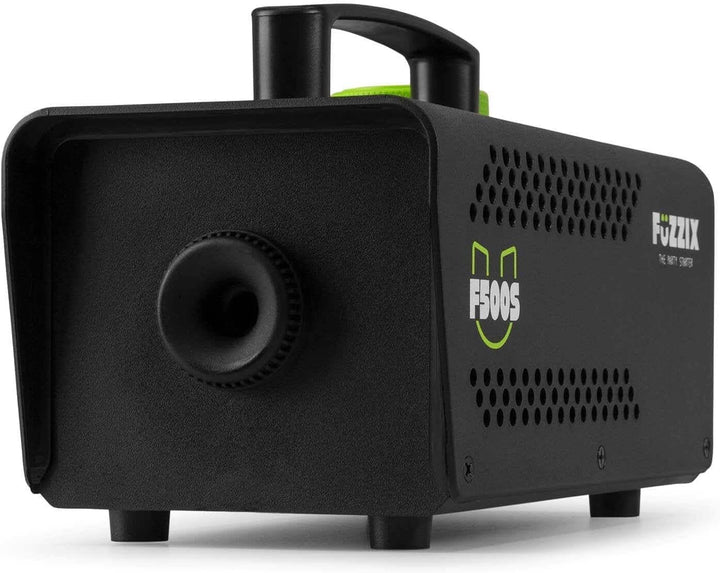 Fuzzix F500S Nebelmaschine Mini mit Funk-Fernbedienung, Nebelmaschine Halloween, 500 Watt Rauchmasch