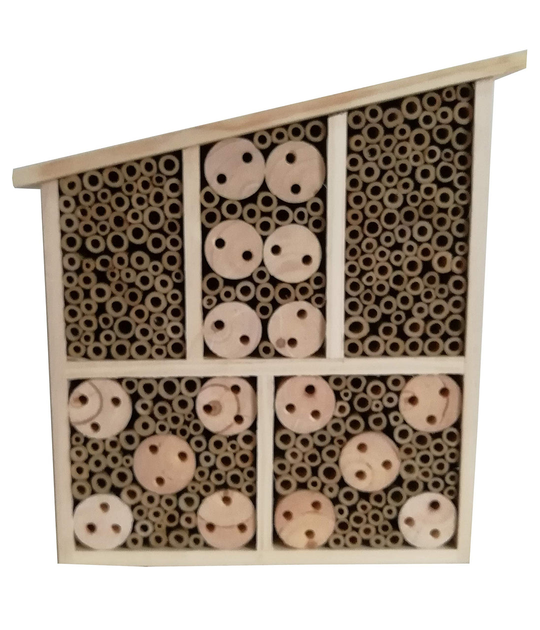 Dehner Natura Insektenhotel Osmia, Insektenhaus / Nistkasten für Bienen/Schmetterlinge/Käfer, ca. 32