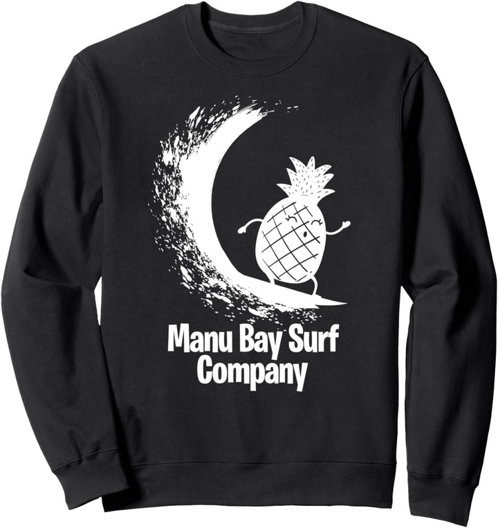 Manu Bay Surf Company New Zealand Surfing Pineapple Sweatshirt