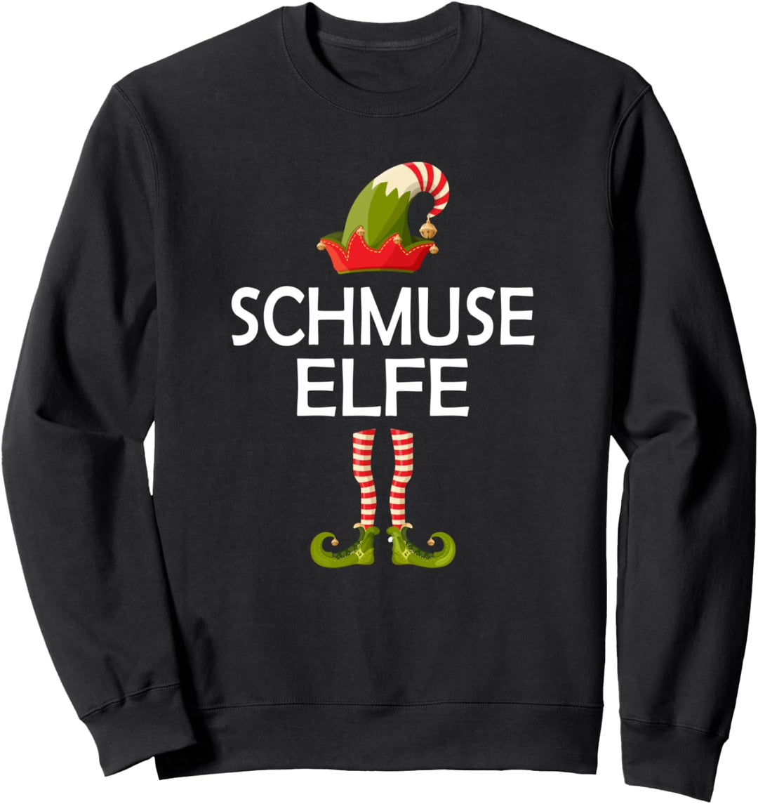 Schmuse Elfe Partnerlook Familien Outfit Frauen Weihnachten Sweatshirt