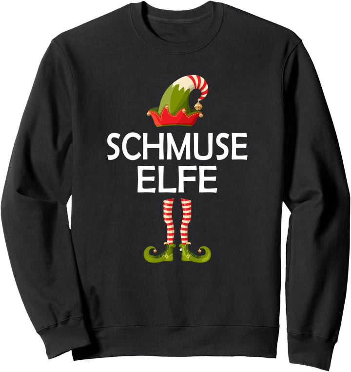 Schmuse Elfe Partnerlook Familien Outfit Frauen Weihnachten Sweatshirt