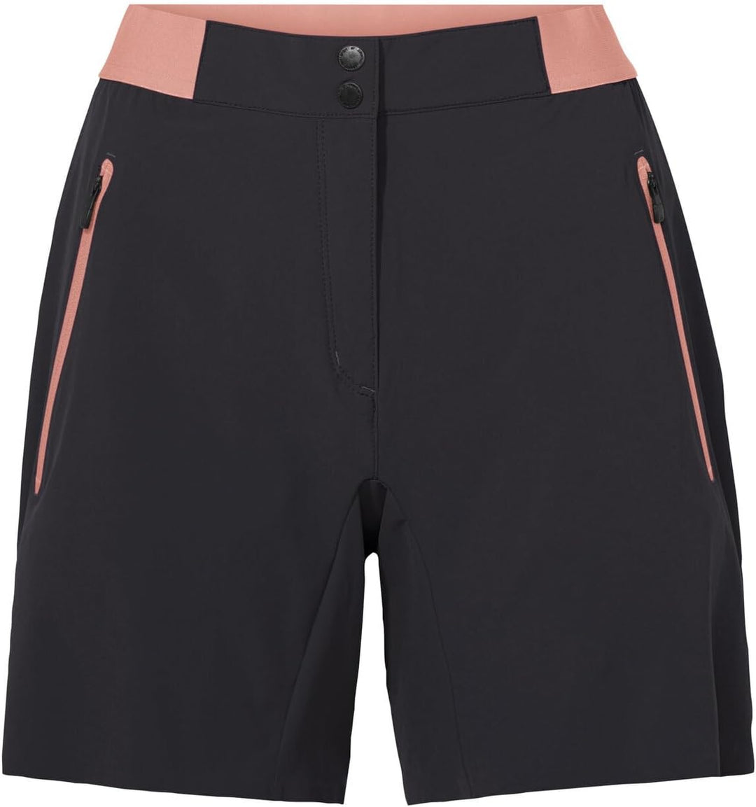 VAUDE Damen Hose Women's Scopi Lw Shorts Ii, 36 Black/Soft Rose