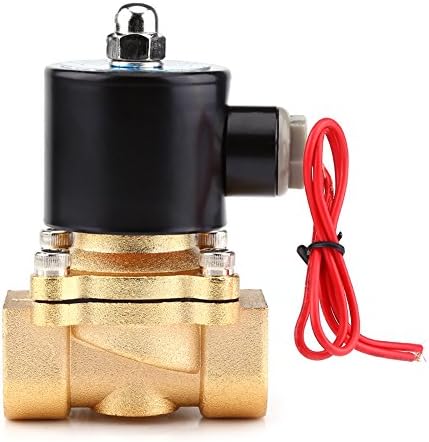 Gas 3/4 "AC 220V Magnetventil Normal geschlossen Zinklegierung Magnetventil für Luft Gas Öl Wasser,