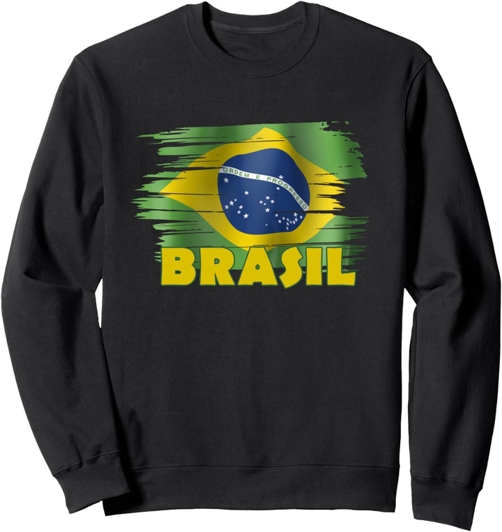 Fussball Brasil Brasilien Fussball Sweatshirt