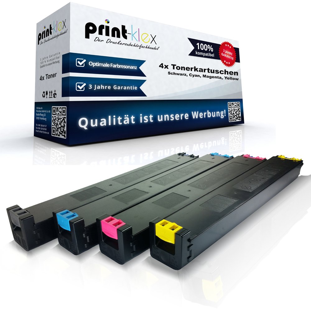 4X Print-Klex Tonerkartuschen kompatibel für Sharp MX 2301 MX 2301 N MX 2600 MX 2600 N MX 3100 MX 31