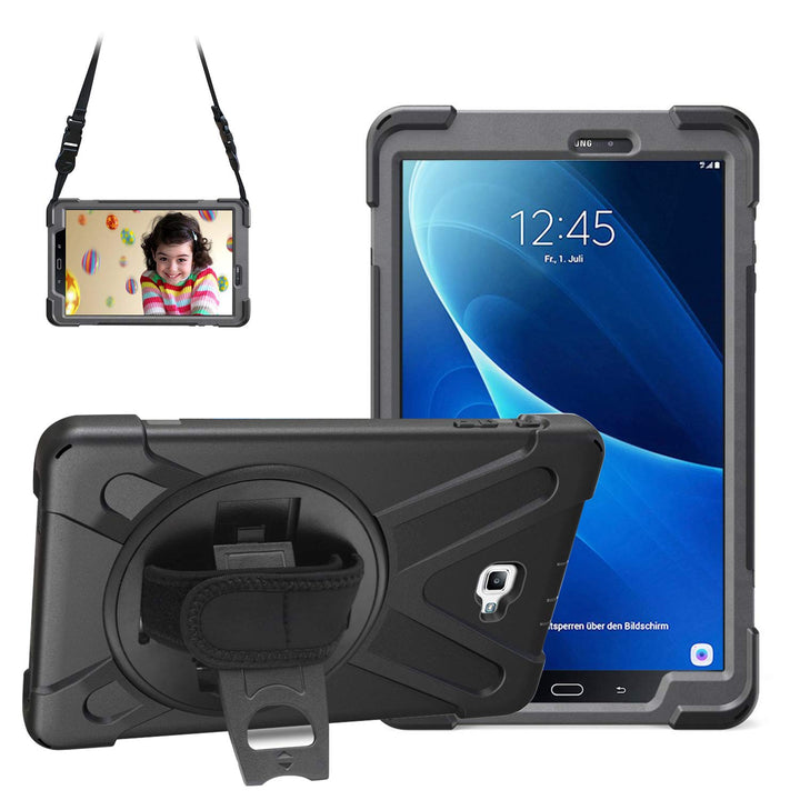 Gerutek Hülle für Samsung Galaxy Tab A6 10.1 Zoll 2016 (SM-T580/SM-T585) Stossfeste Robust Panzerhül