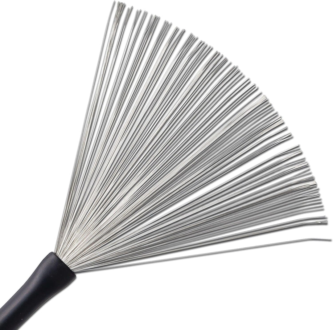 Vic Firth Signature Series Wire Brush - Steve Gadd - Retractable - Black Handle Wire Brush Single, W