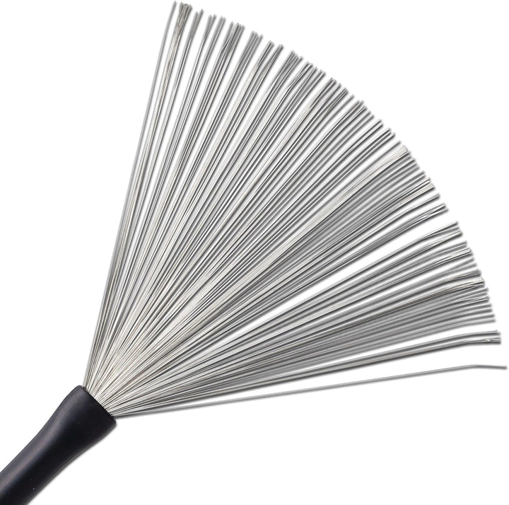 Vic Firth Signature Series Wire Brush - Steve Gadd - Retractable - Black Handle Wire Brush Single, W