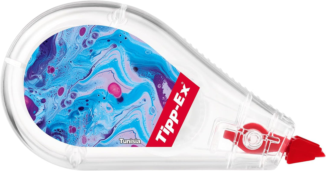 Tipp-Ex Korrekturroller Mini Pocket Mouse, 6m x 5mm, 10er Pack, Bedrucktes Design, Ideal für das Bür