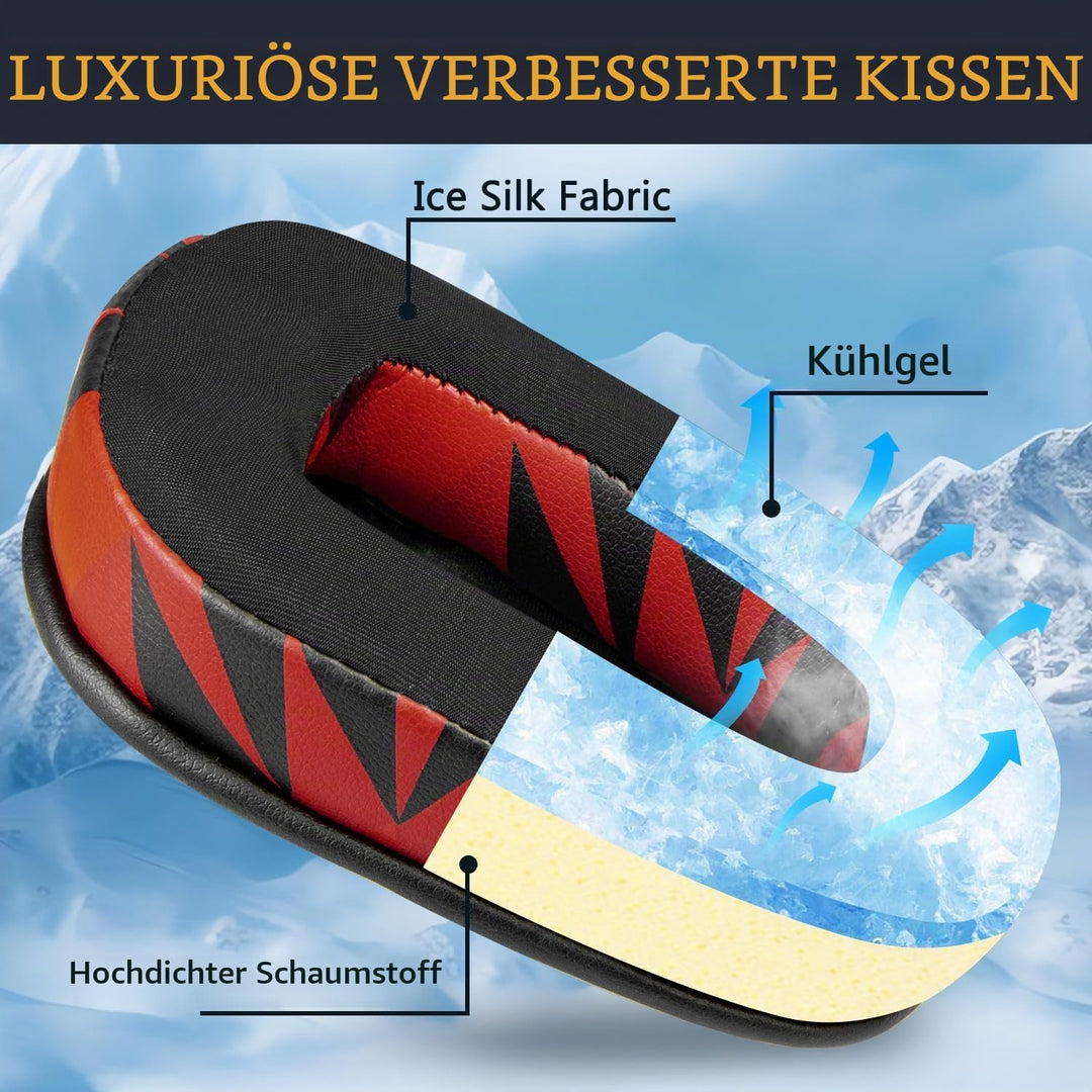 SOULWIT Kühlgel Ersatzpolster Ersatz Ohrpolster für Logitech G35 G930 G933 G933S G935 G633 G633S G63