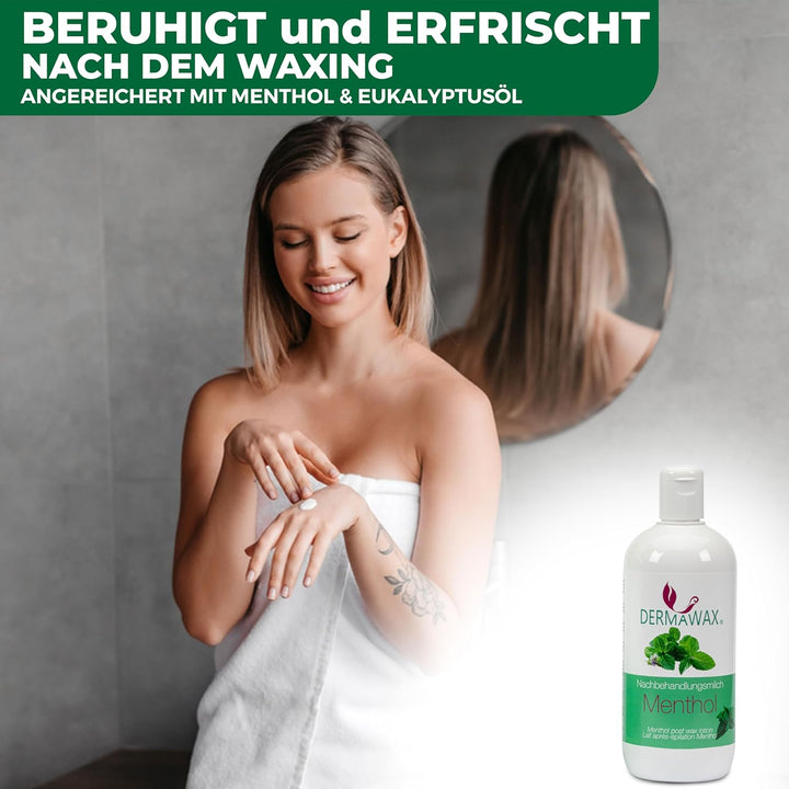 Dermawax Waxing Vor- und Nachbehandlung Set Hautpflege Tonisierende Vorbehandlungslotion Cleanser mi