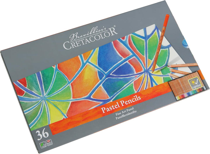 Cretacolor Pastellkreide Set Fine Art Pastel, sortiert, 36er Metalletui 36 stück (1er Pack) Mehrfarb