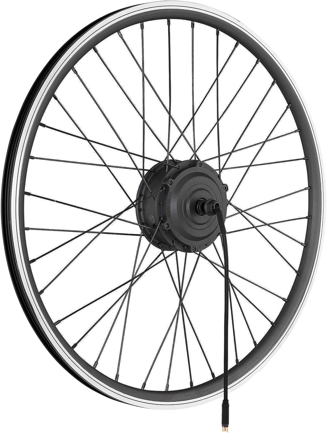 windmeile | E-Bike Nabenmotor Vorderrad, eingespeicht, Schwarz, 20''/26''/28'', 36V/48V, 250W, E-Bik