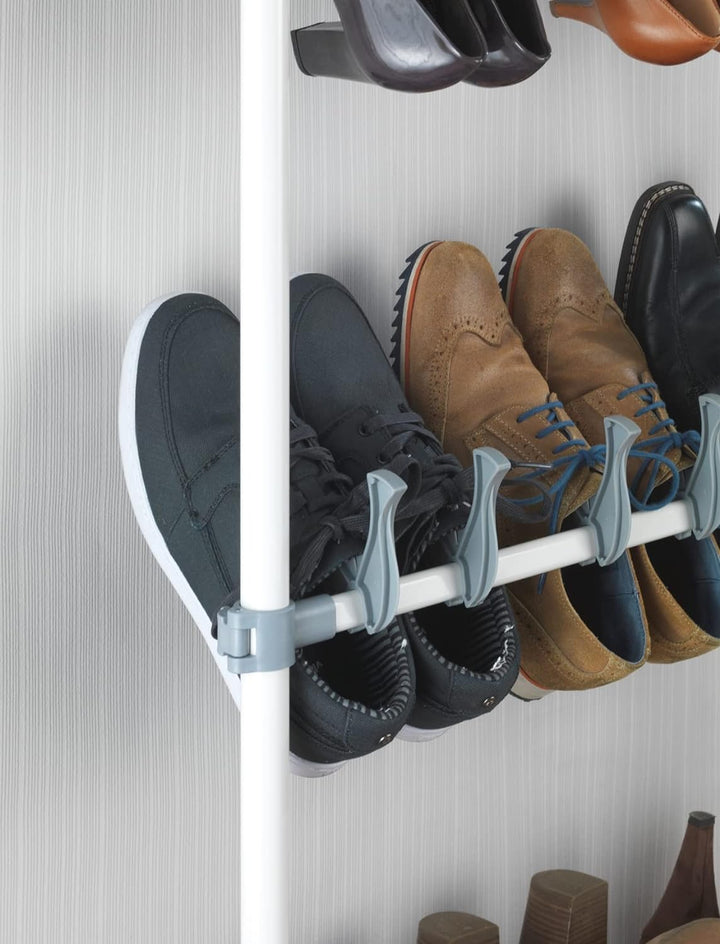 WENKO Teleskop-Schuhregal Atlas, Schuh-Aufbewahrung für 42 Paar Schuhe, teleskopisch ausziehbar von