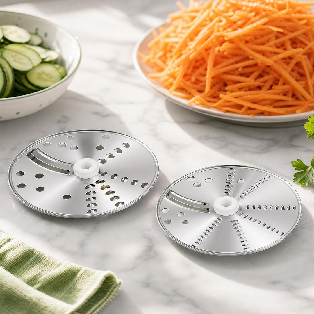 Gemüseschneider Für Tm5 Tm6, 2-in-1 Spiralschneider & Gemüsereibe, Edelstahlklinge, Bpa-Frei Küchenz