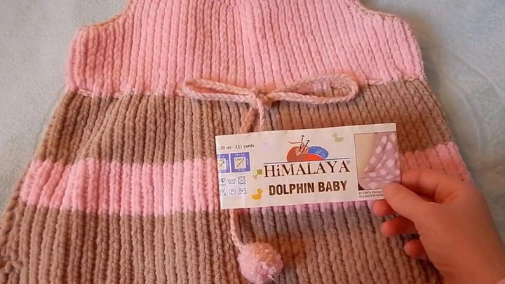 3 Knäuel Himalaya Delphin Baby Garn 395 Yards 3x100g Super Bulky Baby Blanket Garn (80312), 80312