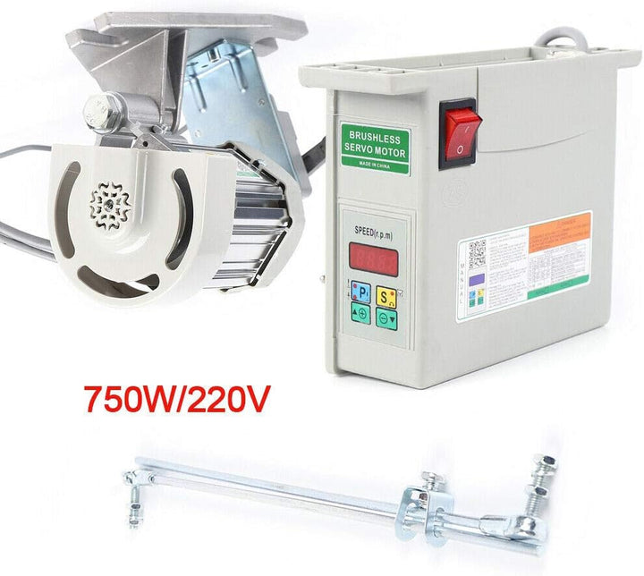 Nähmaschine Motor 750W - Servo Motor 500-3500 UPM Elektrischer Servomotor bürstenlos DC für Nähmasch