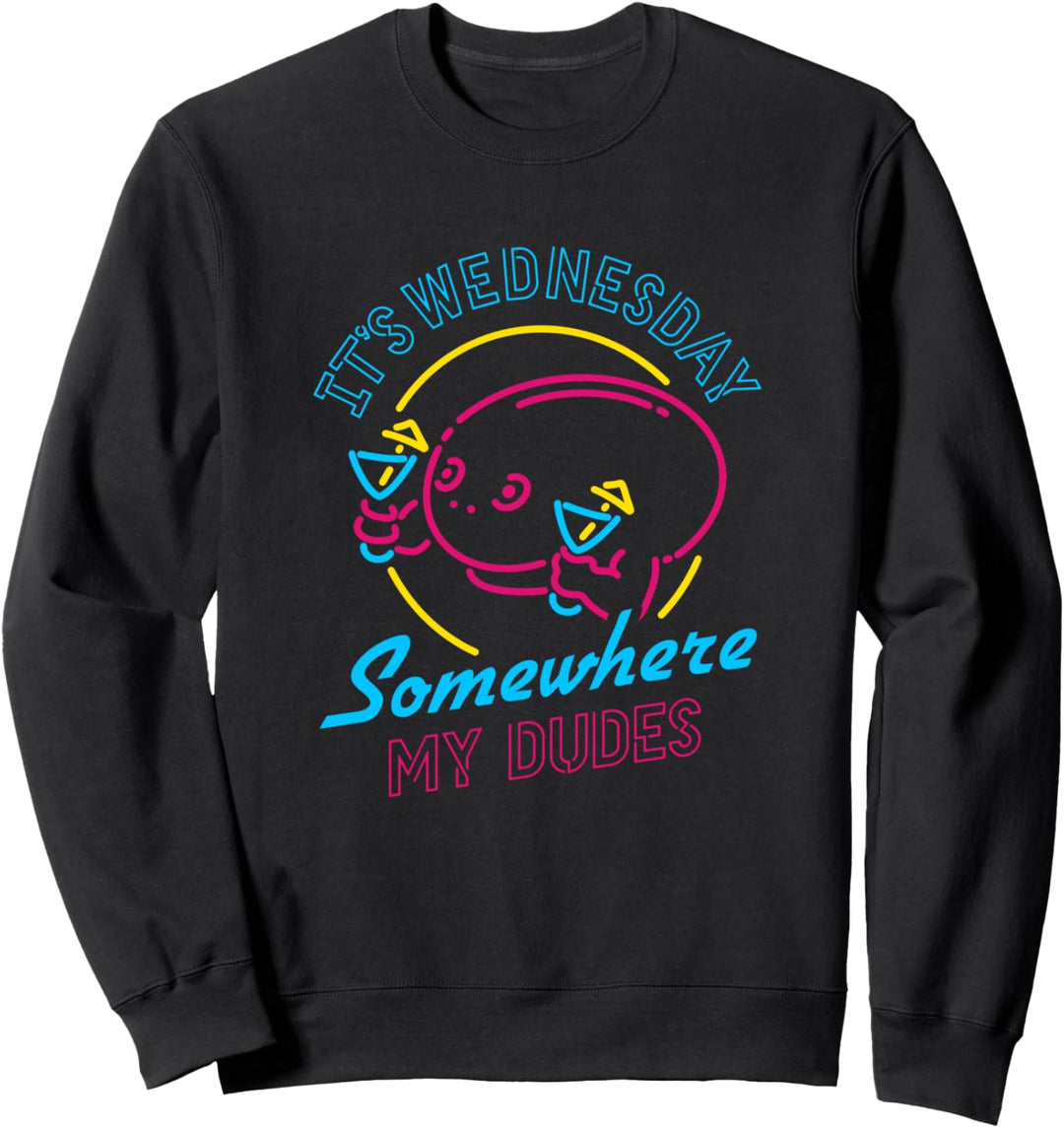 It's Wednesday Somewhere My Dudes product - Frog design Sweatshirt