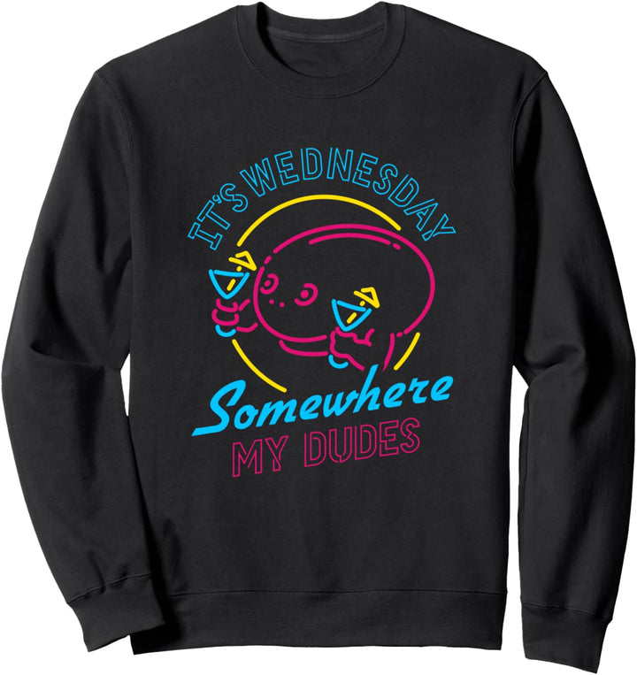 It's Wednesday Somewhere My Dudes product - Frog design Sweatshirt